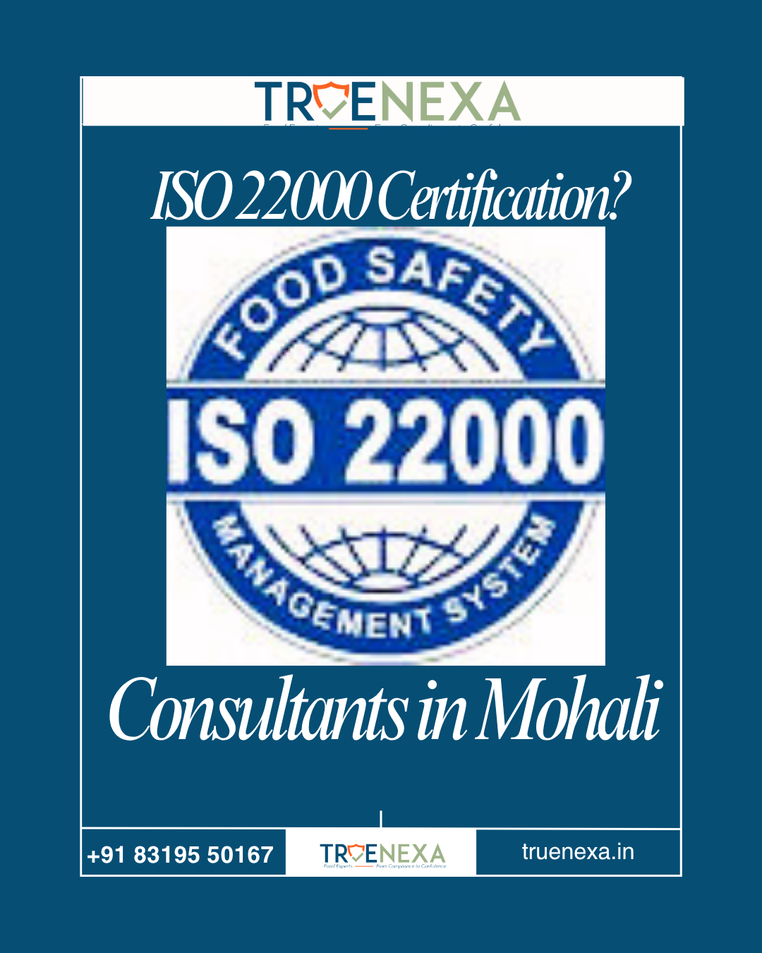 ISO 22000 Certification Consultants in Mohali